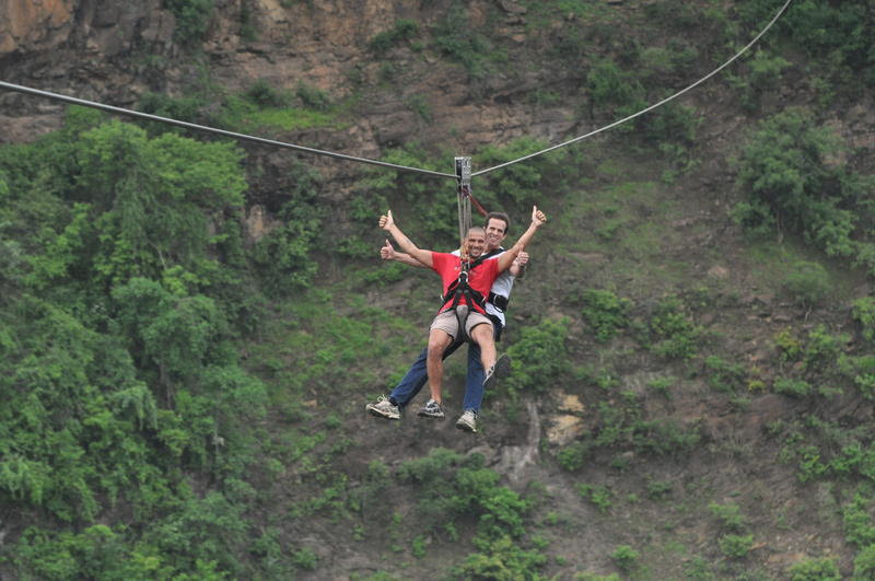 Bridge Slide - Tandem - David Livingstone Hotel And Safari Lodge